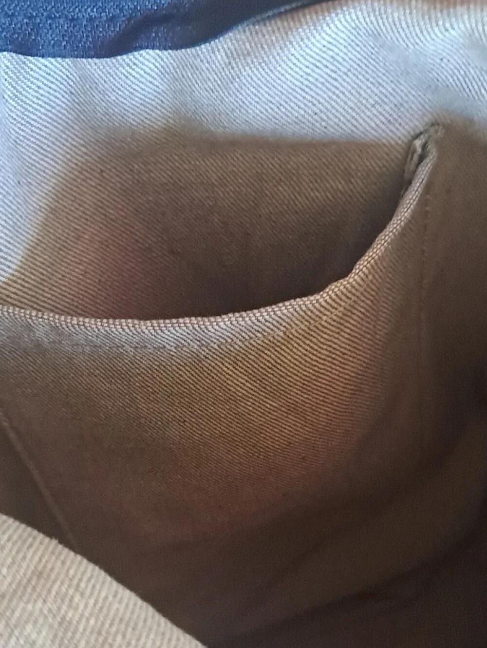 Blue Patterned Women's Hobo Shoulder Bag